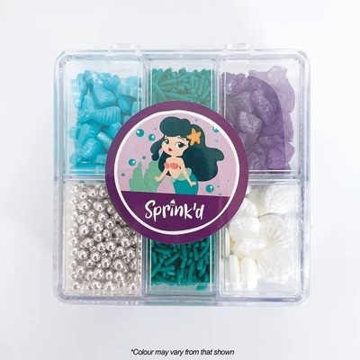 Sprink'd Mermaid Bento Box Cake Sprinkles 70g