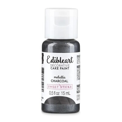 Edibleart Charcoal Metallic Decorative Cake Paint 15ml