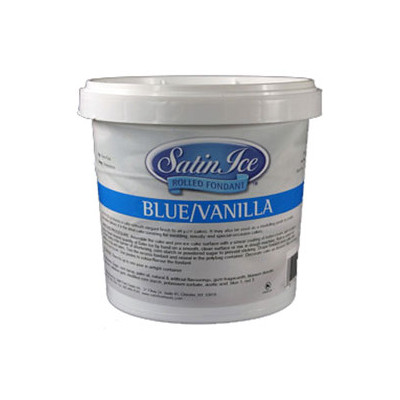Blue Vanilla Rolled Fondant 1kg Pk 1 
