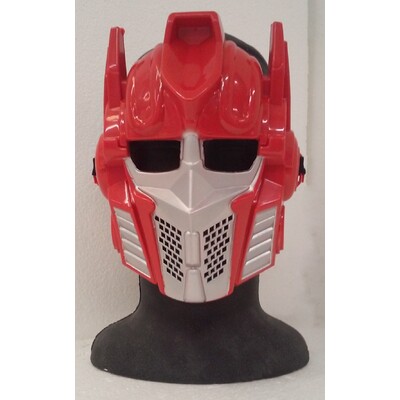 Carbot Red Plastic Mask Pk 1 