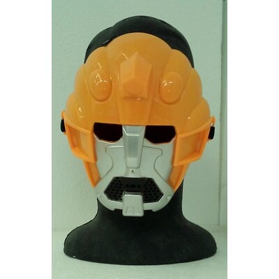 Carbot Yellow Plastic Mask Pk 1