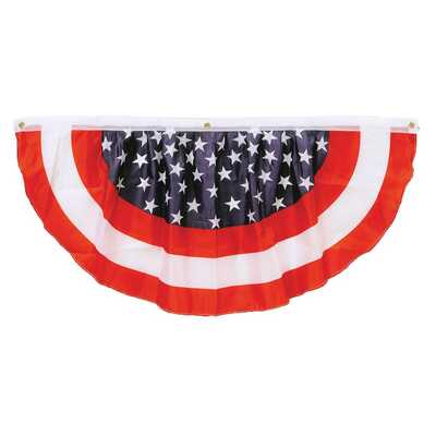 American Stars & Stripes Fabric Bunting 125cm