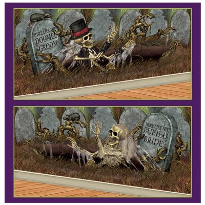 Doomed Groom & Buried Bride Background Decoration Props Pk 2 
