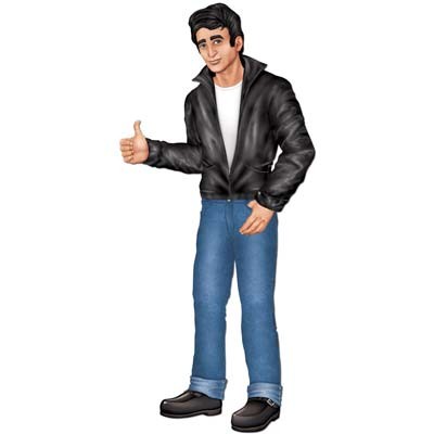 Rock'n Roll Greaser Jointed Cutout (89cm) Pk 1 