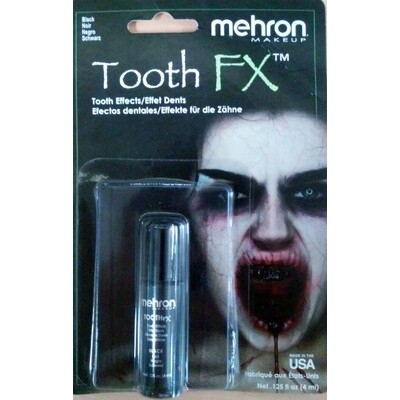 Mehron Black Tooth FX Make-Up (4ml) Pk 1