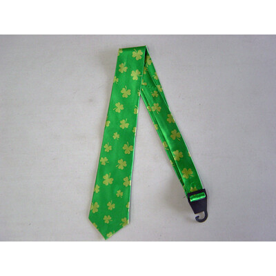 St. Patrick's Day Green Tie with Shamrocks Pk 1