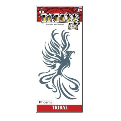 Tinsley Tribal Phoenix Temporary FX Tattoo
