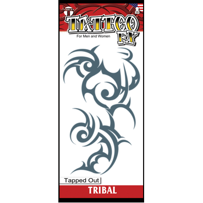 Tribal Tapped Out Temporary Tattoo (Pk 1)