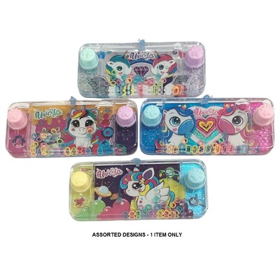 Unicorn Pony Water Ring Toy Game Assorted Pk 1