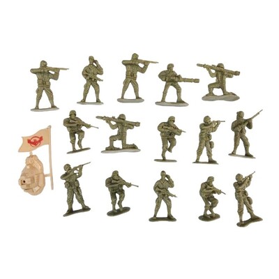 Mini Green Toy Soldiers Party Favours Pk 15