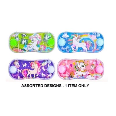 Rainbow Unicorn Water Ring Toy Game Assorted Pk 1