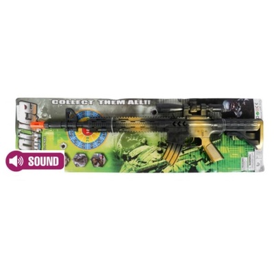 Plastic Toy Police Sniper Flint Gun with Sound 50cm
