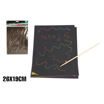 Magic Scratch Paper with Stick 10 Sheets