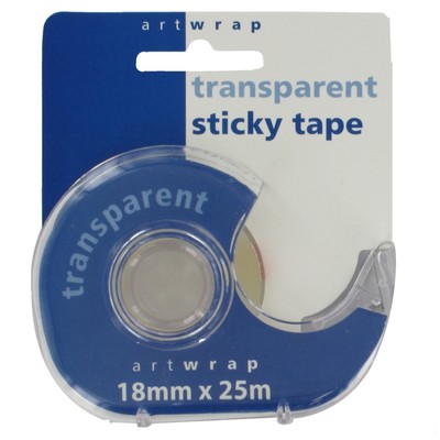 Tape Dispenser Transparent Pk1 