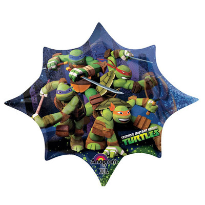 Teenage Mutant Ninja Turtles Supershape Foil Balloon (88cm x 73cm) Pk 1