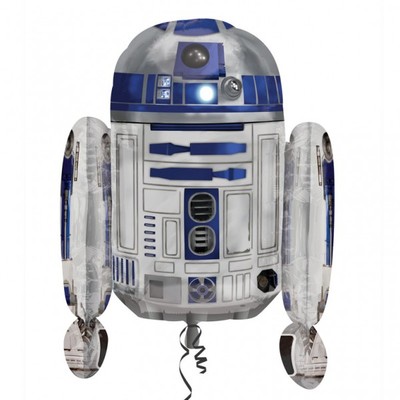 Star Wars R2-D2 Supershape Foil Balloon (55cm x 66cm) Pk 1