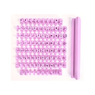 Alphabet & Number Cookie Press/Embosser Set