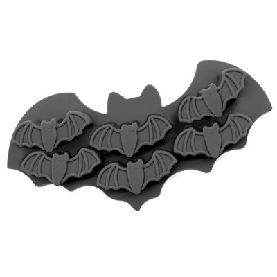 Halloween Bats Silicone 6 Cavity Chocolate Mould