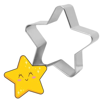 Stainless Steel Star Cookie Cutter 7cm | Cake & Biscuit Baking
