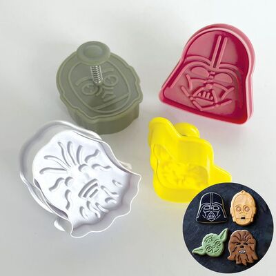 Star Wars Character Plunger Cookie Cutter Set (Pk 4)