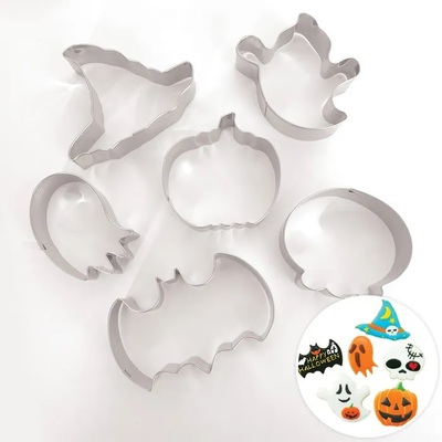 Halloween Shapes Metal Cookie Cutter Set (Pk 6)