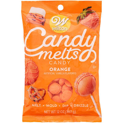 Orange Cake Decorating Candy Melts 340g Pk 1 