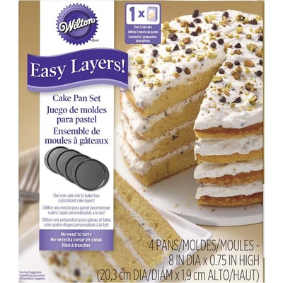 Easy Layers Round Cake Tin / Torte Pan Set Pk 1