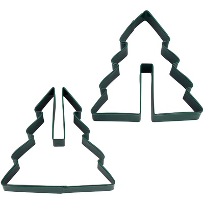 Christmas Tree 3D Cookie Cutter Set (2 Pieces)