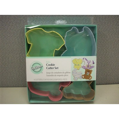 Baby Theme Cookie Cutters Pk 4 