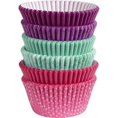 Lovely Paper Baking Cups (Assorted Colours & Designs) Pk 150