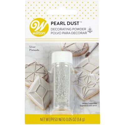 Silver Cake Decorating Pearl Dust 1.4g