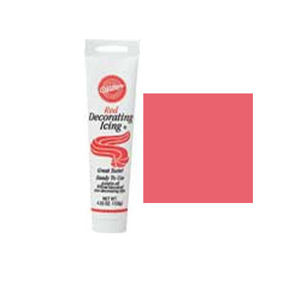 Icing Tube 120g Red Pk1