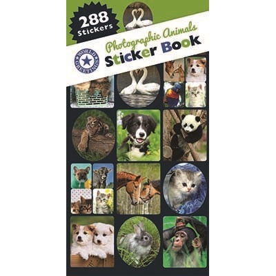 Photographic Animals Sticker Book (288 Assorted Stickers)