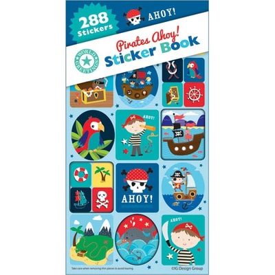 Pirates Sticker Book (288 Assorted Stickers)