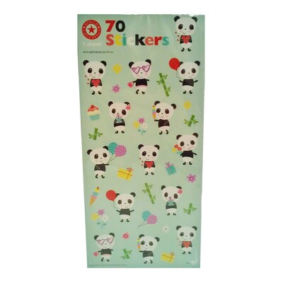Assorted Panda Stickers (70 Stickers in Total) Pk 1