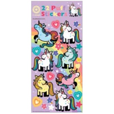 Unicorn Puff Stickers (23 Stickers)