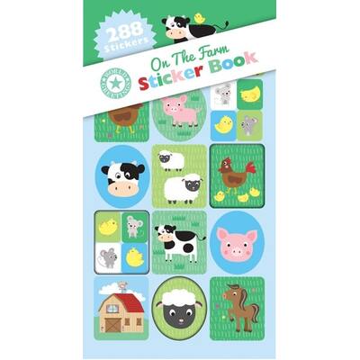 Farm Animals Sticker Book (288 Assorted Stickers)