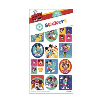 Mickey Mouse Sticker Book (288 Assorted Stickers)