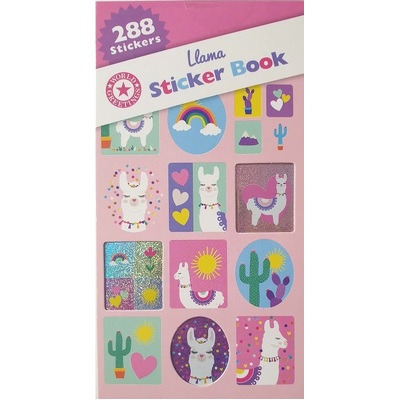 Llama Sticker Book (288 Assorted Stickers)