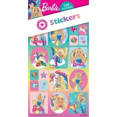 Barbie Sticker Book (288 Assorted Stickers)