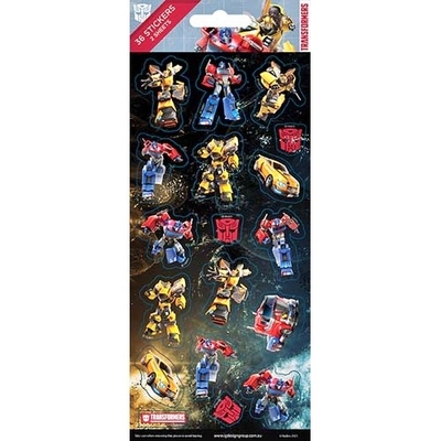 Transformers Stickers (2 Sheets 36 Stickers)