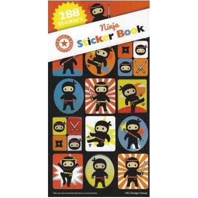 Ninjas Sticker Book (288 Assorted Stickers)