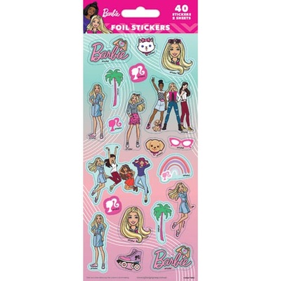Barbie & Friends Assorted Stickers (2 Sheets 40 Stickers)