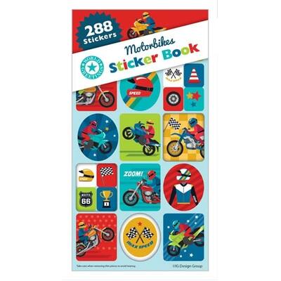 Motorbikes Sticker Book (288 Assorted Stickers)