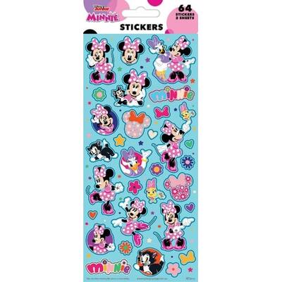 Minnie Mouse Stickers (2 Sheets 64 Stickers)