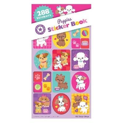 Puppies Dogs Sticker Book 12 Sheets