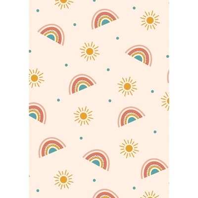 Sun & Rainbows Gift Wrapping Paper 700mm x 495mm