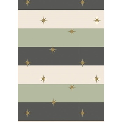 Formal Stripes & Stars Gift Wrapping Paper 700mm x 495mm