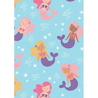 Mermaids Gift Wrap 700mm x 495mm