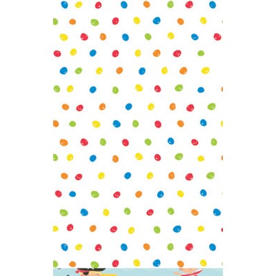 Gift Wrap Little Multi Colour Dots 700mm x 495mm Pk 1 